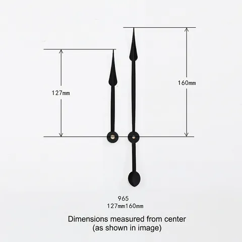 Lancette Per Orologio In Metallo Alluminio DIY Riparazione Orologio Da Parete Ricambio Ora Minuto Secondo Moderno Minimalista