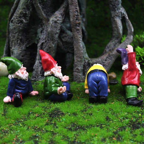 Yoga Garden Gnome Figurines Resin Meditation Zen Statues Outdoor Yard Lawn Patio Micro Landscape Decorative Ornaments
