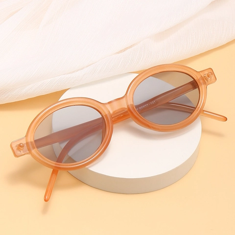 Gafas De Sol Ovaladas Retro Montura De Plástico Protección UV400 Moda Vintage Exterior Hombre Mujer