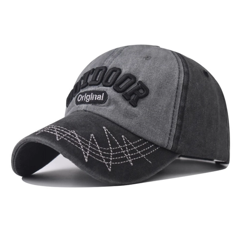 Cappello Da Baseball In Cotone Lavato Outdoor Vintage Ricamo Cappello Da Sole Regolabile Unisex Retrò