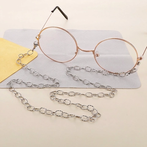 Catena Per Occhiali In Acciaio Inossidabile Cordino Anti-Smarrimento Per Occhiali Da Sole Porta O-Chain Minimalista Geometrico
