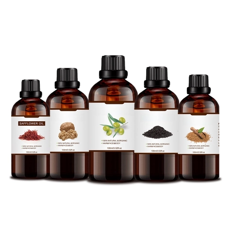 Aceite Portador Esencial Natural Orgánico Jojoba Coco Ricino Para Cabello Rostro Cuerpo Hidratante Prensado En Frío