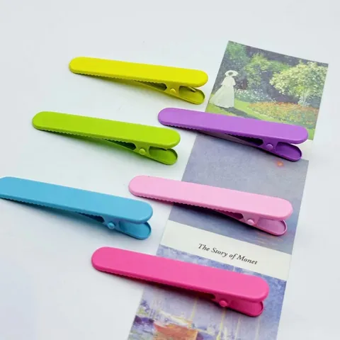 Mollette Per Capelli In Metallo Color Macaron Fermagli A Becco D'Anatra Senζα Traccia Accessori Per Capelli Da Donna