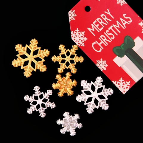 Sneeuwvlok Bedeltjes Glitter Hars Goud Zilver DIY Kerst Winter Sieraden Maken Knutselaccessoires
