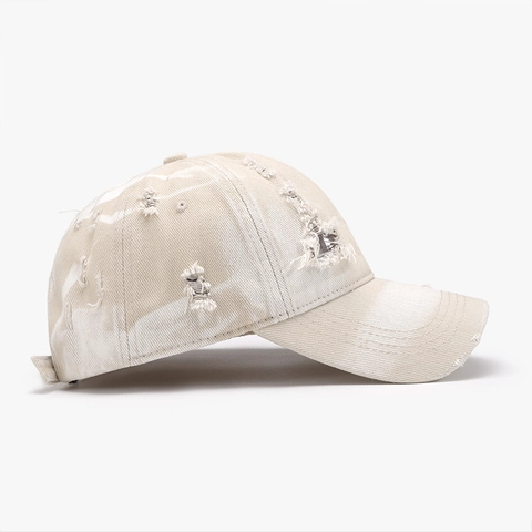 Gorra De Béisbol Desgastada Algodón Lavado Vintage Streetwear Sol Ajustable Unisex