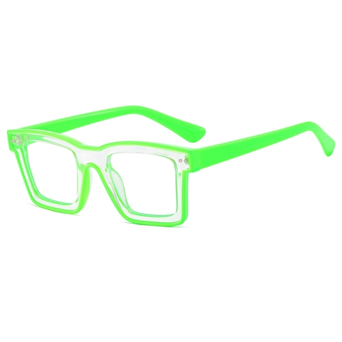 Blauw Licht Blokkerende Bril Vierkant Frame PC Anti Reflectie Mode Decoratieve Heldere Lens Brillen Voor Heren Dames