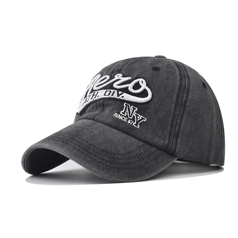 Cappello Da Baseball In Cotone Lavato Vintage Ricamato Berretto Da Sole Regolabile Per Uomo Donna