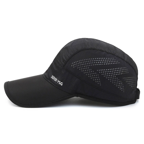 Quick Dry Baseball Cap Breathable Polyester Sun Hat For Outdoor Sports Adjustable Running Golf Caps Men Women