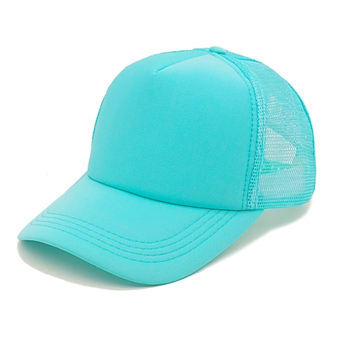Uni Mesh Trucker Hat Atmungsaktiv Verstellbar Baseballkappe Sonnenschutz Outdoor Sport Unisex