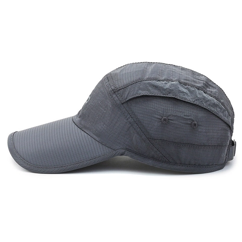 Cappellino Da Baseball Asciugatura Rapida Traspirante Poliestere Ripstop Sport All'aperto Cappello Da Sole Regolabile Leggero