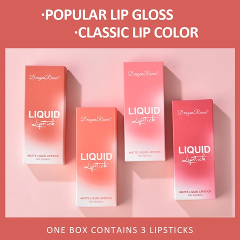 Matte Liquid Lipstick Velvet Lip Gloss Long Lasting Waterproof Professional Makeup Smooth Texture Colorful For Women