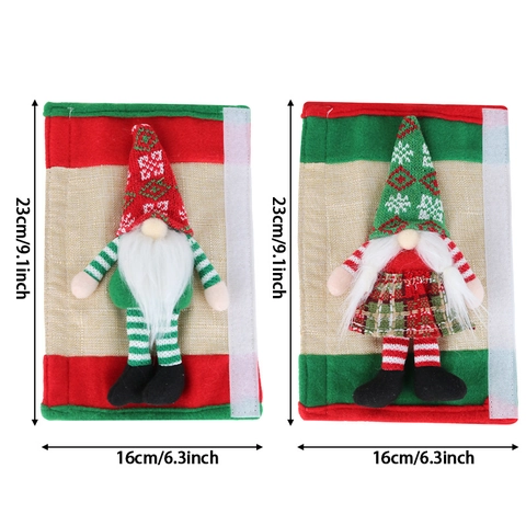 Coperture Per Maniglia Porta Frigorifero Gnomo Natale Protezioni Per Maniglie Da Cucina Decorazioni Festive