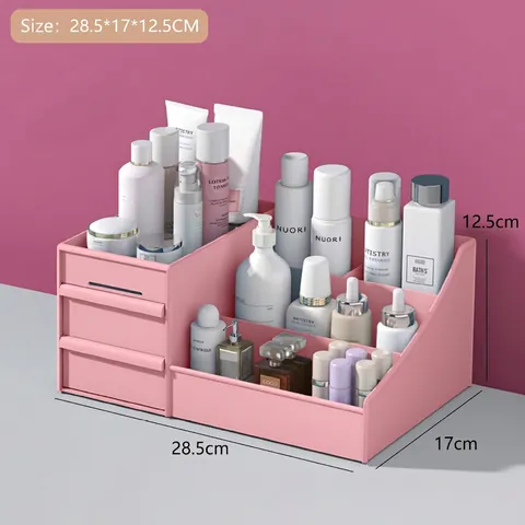 Make-Up Organizer Box Kunststoff Schublade Desktop Aufbewahrung Kosmetik Halter Waschtisch Display Gehäuse