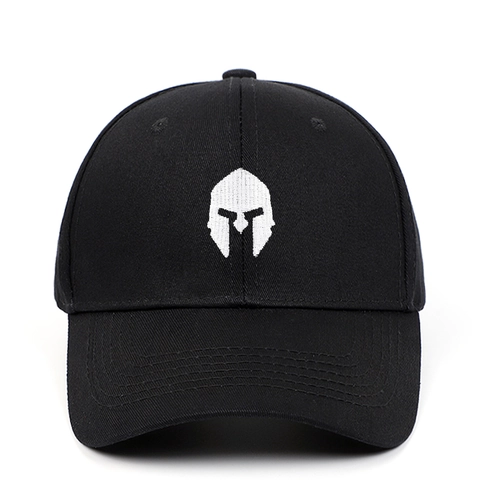 Baseball Cap Cotton Spartan Helmet Embroidery Sun Protection Adjustable Outdoor Sports Casual Hat For Men Women