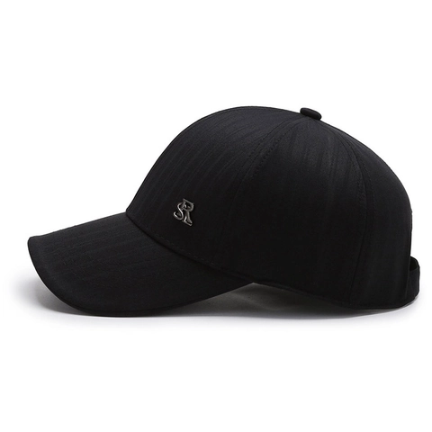Gorra De Béisbol Hombre Poliéστεr Ajustable Protección Solar Ocio Aire Libre Color Sólido Decoración Letra Metal