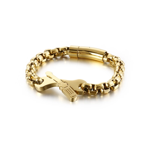 Bracciale Uomo Acciaio Inossidabile Chiave Inglese Cacciavite Pendente Croce Industriale Meccanica Catena Scatola Retro Punk Gioielli