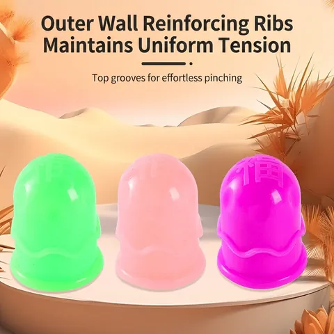 Silicone Cupping Device Vacuum Massage Cup Soft Body Gua Sha Scraping Tool For Pediatric And Adult Health Care Portable