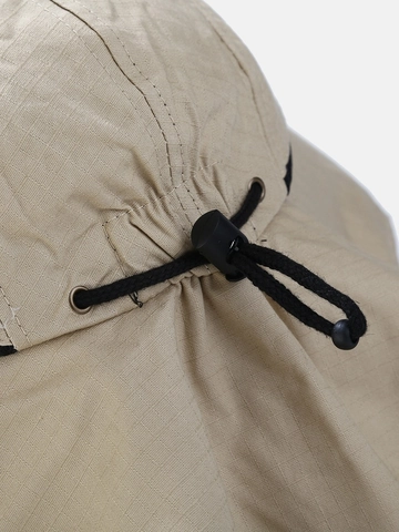 Cappello Da Sole All Aperto Tesa Larga Protezione Collo Ripstop Traspirante Asciugatura Rapida Escursionismo Pesca Regolabile