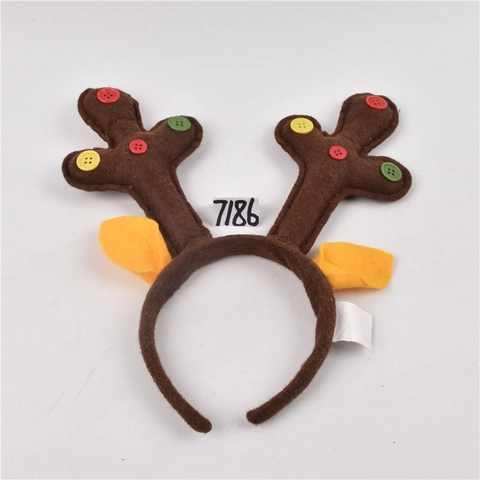 Christmas Holiday Headbands Reindeer Antlers Elf Hat Snowman Rabbit Ear Hair Hoop Festive Costume Accessories For Kids Adults