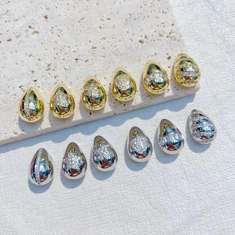 Brass Cubic Zirconia Pendants For Necklace Making Heart Star Butterfly Teardrop Shapes INS Style DIY Jewelry Charms Dainty