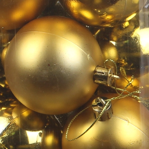 Weihnachtskugel Ornamente Kunststoff Gemischte Oberflächen Glänzend Matt Glitzer Dekorativ Für Weihnachtsbaum
