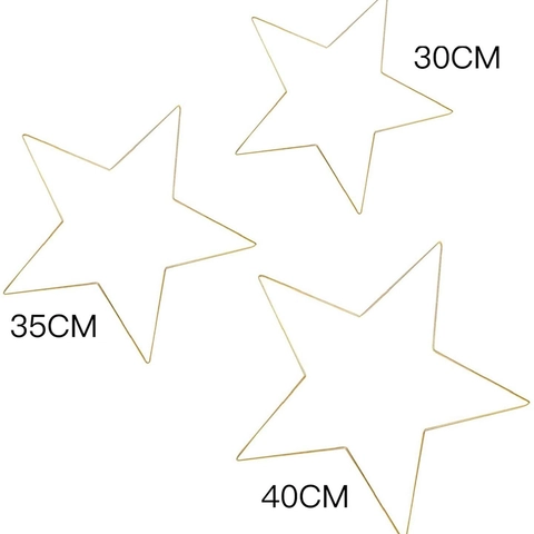 Anello Per Ghirlanda In Metallo A Forma Di Stella Cornice Verniciata Oro Per Acchiappasogni DIY Decorazione Natalizia