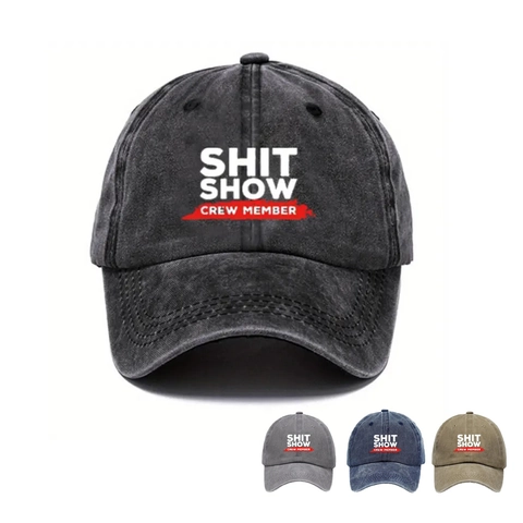 Cappello Da Baseball In Cotone Lavato Retrò Protezione Solare Outdoor Dad Hat Per Uomo Donna Stampato