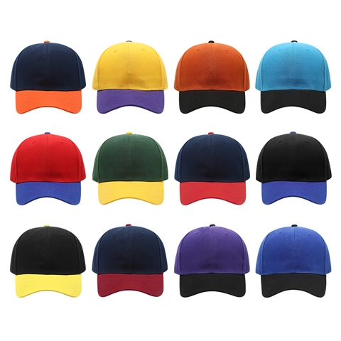 Καπέλο Του Μπέιζμπολ Color Block Πολυεστέρας Twill Πολλαπλά Πάνελ Ρυθμιζόμενο Καμπυλωτό Γείσο Προστασία Από Τον Ήλιο