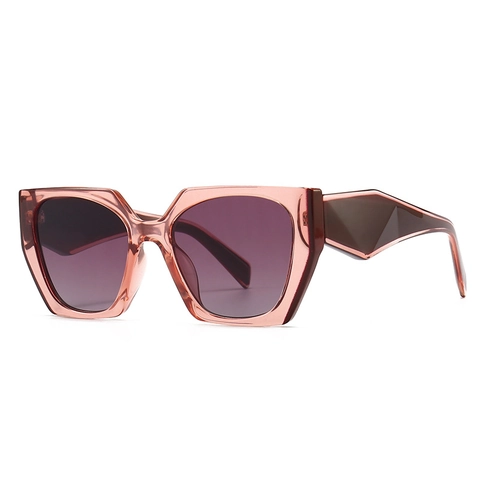 Übergroße Geometrische Sonnenbrille UV Schutz PC Rahmen Moderne Modische Brille Für Damen Herren Outdoor