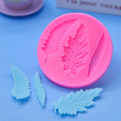 Molde De Silicona Hoja Diversos Patrones Decoración Pasteles Fondant Cocina DIY Chocolate Artesanía Arcilla Flexible