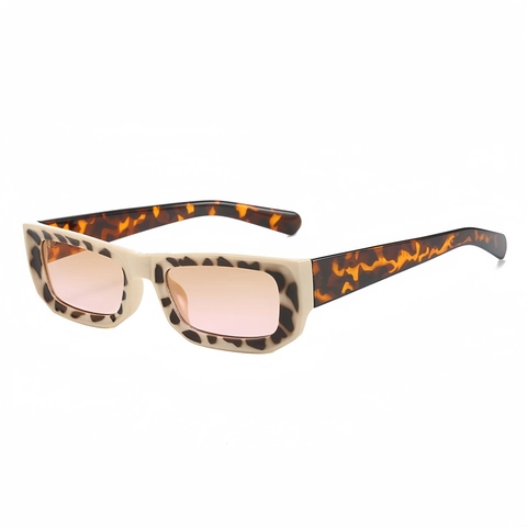 Vintage Rectangular Sunglasses PC Small Square Frame UV400 Protection Retro Y2K Fashion Eyewear For Women Men