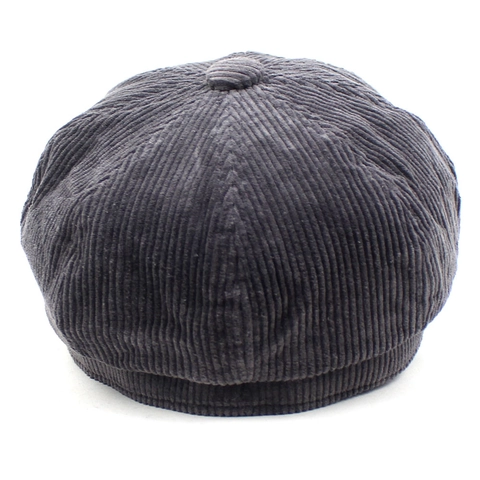 Retro Newsboy Mütze Für Damen Gestreifte Cord Schirmmütze Vintage Britischer Stil Lässige Warme Winter Herbst Kopfbedeckung
