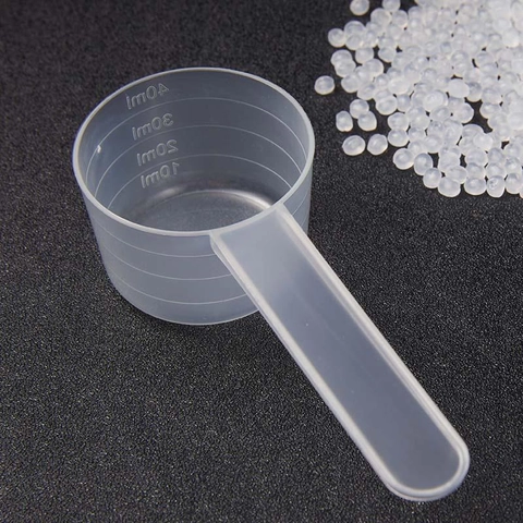 Misurini In Plastica Con Scala Manico Lungo Cucchiai Graduati Per Cucina Pasticceria Lavanderia Liquido PP Trasparente