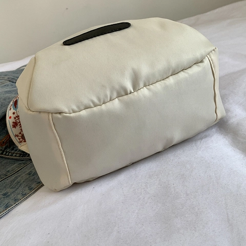 Wasserfeste Nylon Umhängetasche Große Kapazität Breiter Bestickter Gurt Boho Lässige Reise Schultertasche Für Damen
