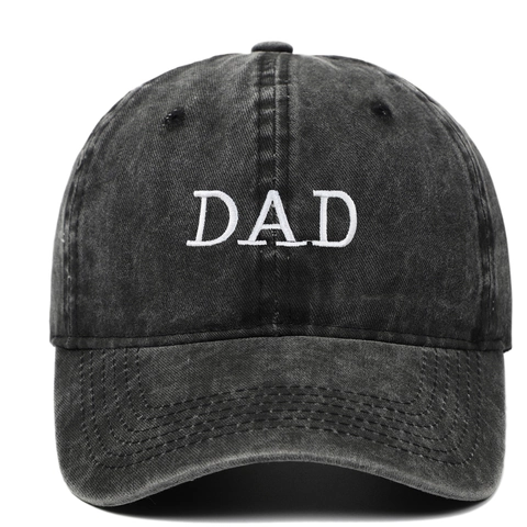 Casquette De Baseball Brodée DAD Coton Lavé Rétro Ajustable Dad Hat Hommes Femmes Extérieur Protection Solaire Sportif