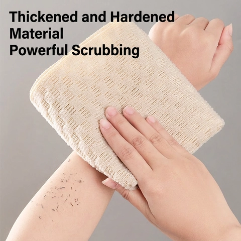 Exfoliating Back Scrubber Long Bath Towel Polyester Stereoscopic Weaving Deep Cleaning Body Washcloth Shower Accessory