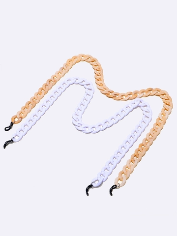 Chunky Acrylic Glasses Chain Fashion Anti-Slip Eyeglass Lanyard Holder Resin Link Strap For Sunglasses And Optical Frames