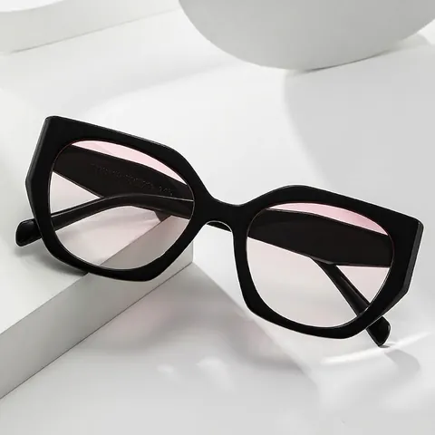 Occhiali Da Sole Occhio Di Gatto Montatura In PC Lenti AC Protezione UV Streetwear Stile Geometrico Per Donna Uomo