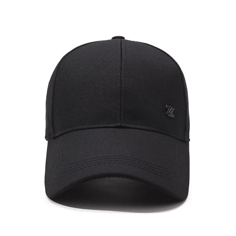 Baseballkappe Polyester Sonnenschutz Atmungsaktiv Outdoor Sport Verstellbar Metallbuchstabe Z Dekor Verlängerte Krempe Für Herren