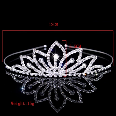 Eleganter Legierung Strass Kunstperle Braut Tiara Krone Stirnband Für Hochzeit Geburtstag Party Haarschmuck Für Damen