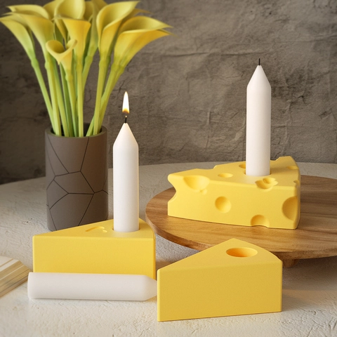 Stampo In Silicone A Forma Di Formaggio Per Portacandele Fai Da Te Sapone Fatto A Mano Artigianato In Gesso Fondente