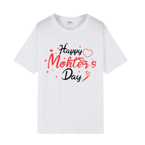 Maglietta Uomo Cotone Maniche Corte Girocollo Stampa Festa Della Mamma Top Grafico Casual Morbido