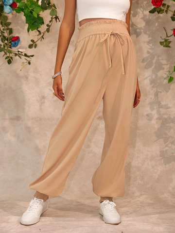 Spandex Pantaloni Premaman Jogger Vita Alta Elastica Con Coulisse Larghi Casual Cachi Pantaloni Lunghi Per Donne
