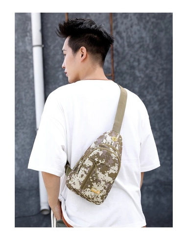 Herren Casual Segeltuch Brusttasche Wasserdichte Sling Umhängetasche Mehrfachtaschen Schultertasche Für Outdoor Reisen