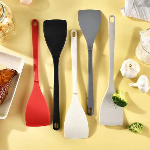 Spatola In Silicone Antiaderente Resistente Al Calore Integrata Cucina Utensile Con Supporto Flessibile Moderno