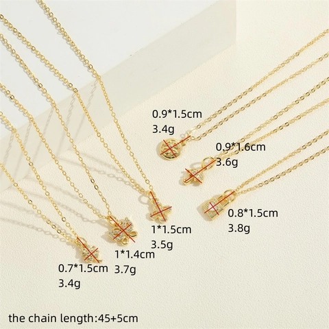 Collier Pendentif Papillon Fleur Zircon Cuivre Plaqué Or 14K Cœur Serrure Émail Bijoux Délicats Pour Femmes Élégant