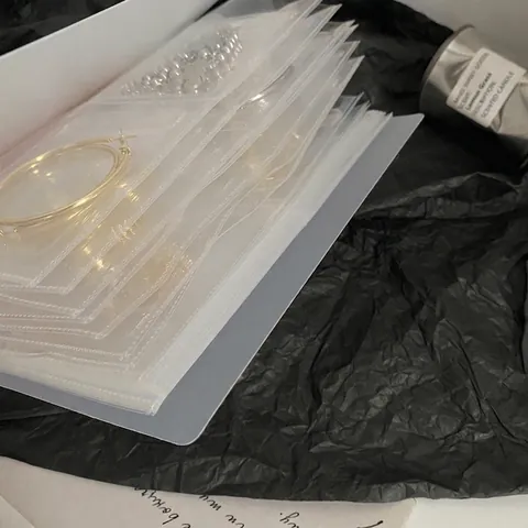 Clear Jewelry Storage Bags PVC Transparent Anti Oxidation Pouch For Necklace Earring Rings Portable Reusable Plastic