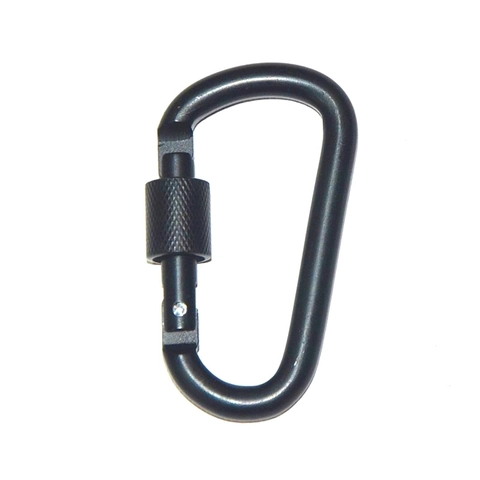 Moschettone Di Sicurezza A Forma Di D Lega Di Alluminio Gancio Con Chiusura A Vite Per Zaino Portachiavi Camping Outdoor