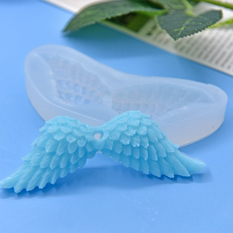 Angel Wings Silikonform Federstruktur DIY Backwerkzeug Für Kuchen Mousse Schokolade Seife Harz Basteln Handgemacht Neuheit