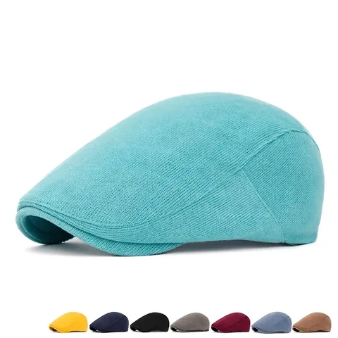 Berretto Di Velluto A Coste Di Cotone Retrò Per Uomo E Donna Berretto Piatto Caldo Cappello Da Strillone Britannico Regolabile